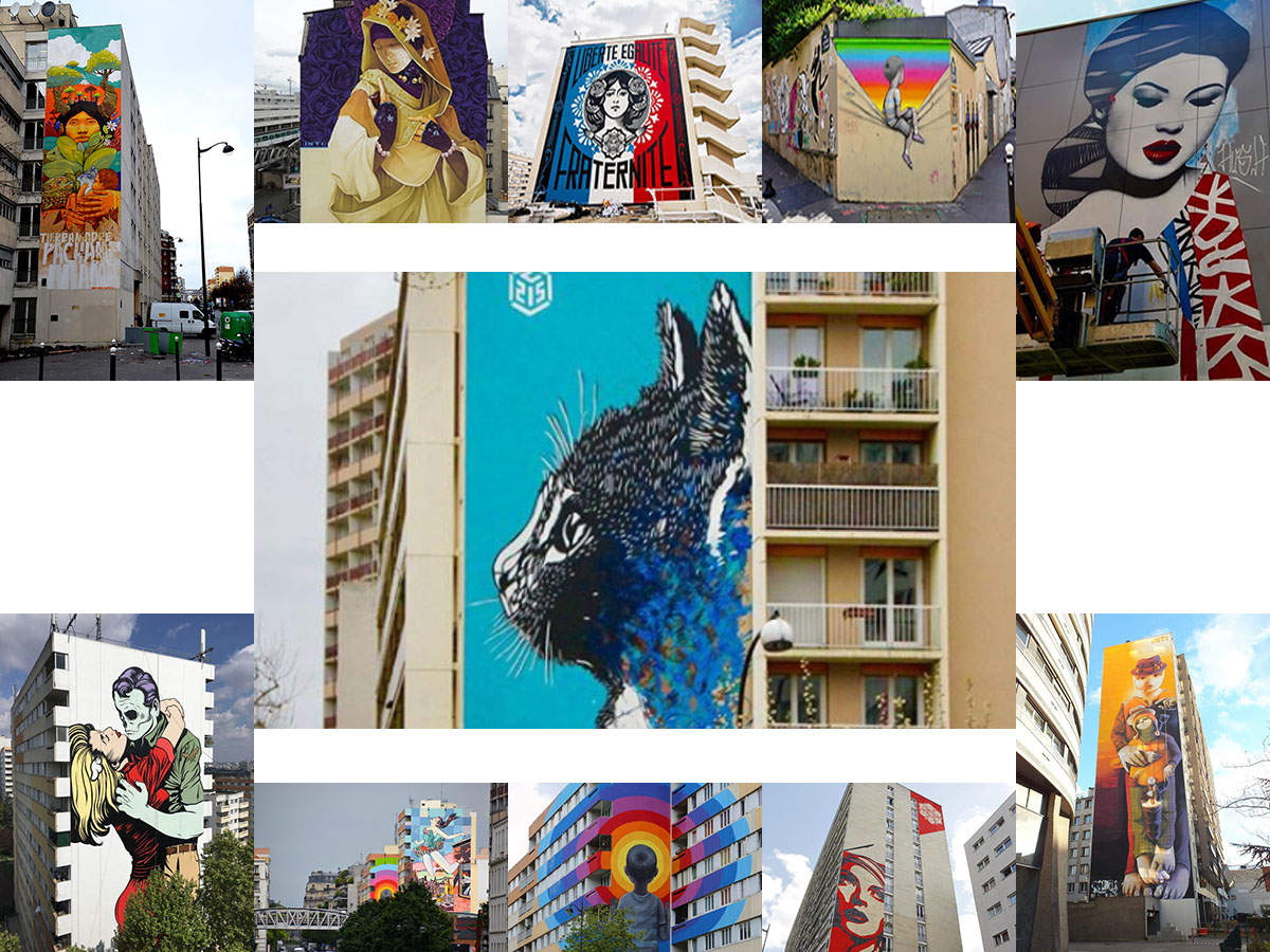 quelques photos des streets arts paris 13 - Street Diffusion