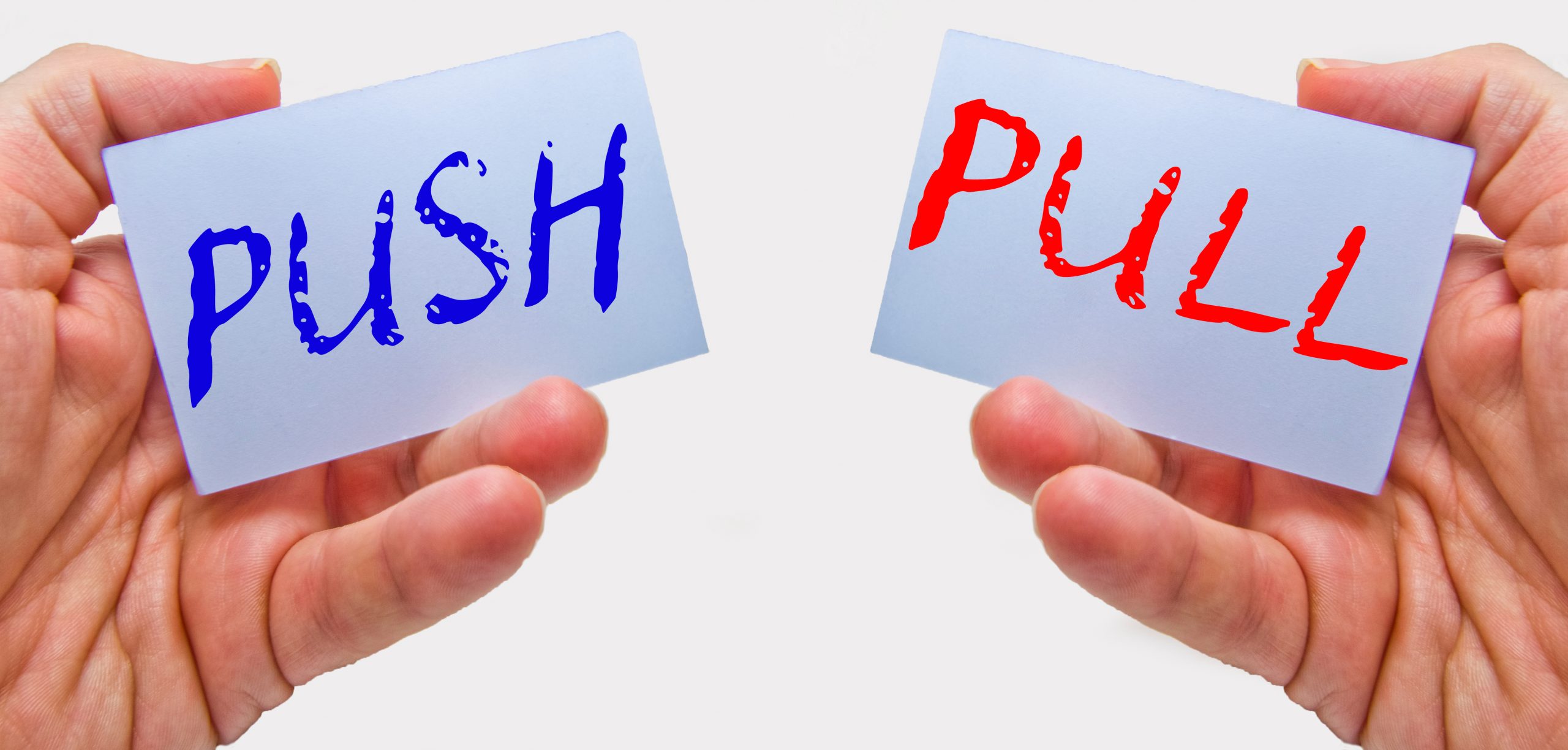 marketing pull and push - Street Diffusion